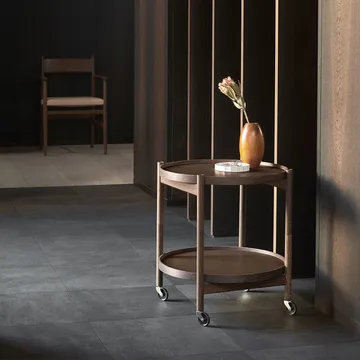 Bølling Tray Table model 50 - Leaf, untreated oak stand - Brdr. Krüger