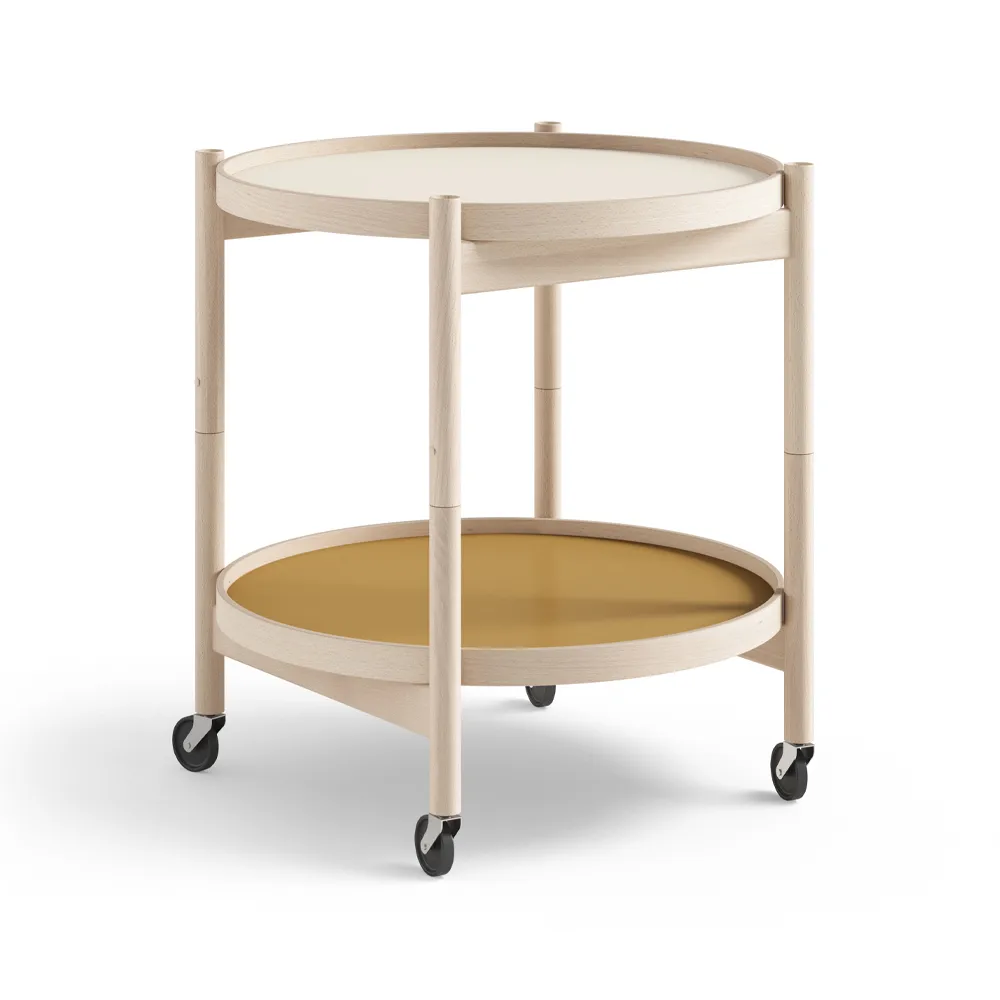Bølling Tray Table model 50, Sunny, untreated beech stand Brdr. Krüger
