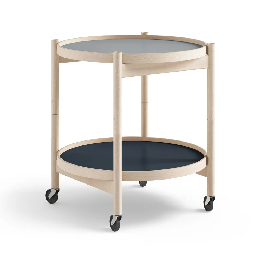 Bølling Tray Table model 50, Water, untreated beech stand Brdr. Krüger
