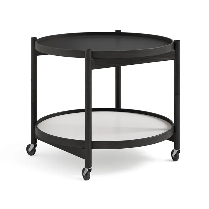 Bølling Tray Table model 60 - Base, black lacquered oak stand - Brdr. Krüger
