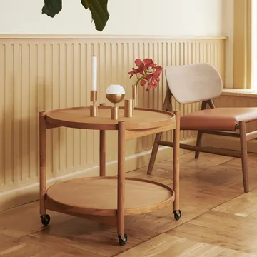 Bølling Tray Table model 60 - Base, oiled beech stand - Brdr. Krüger