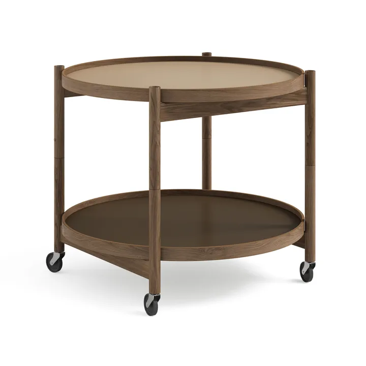 Bølling Tray Table model 60 - Earth, smoke oiled oak stand - Brdr. Krüger