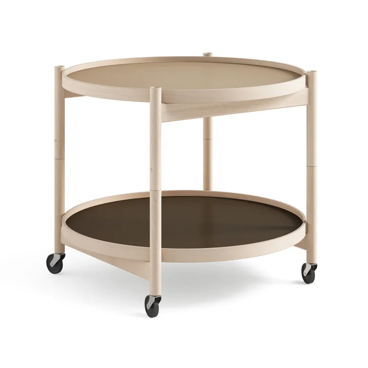 Bølling Tray Table model 60 - Earth, untreated beech stand - Brdr. Krüger