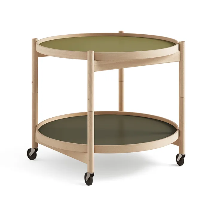Bølling Tray Table model 60 - Leaf, oiled beech stand - Brdr. Krüger