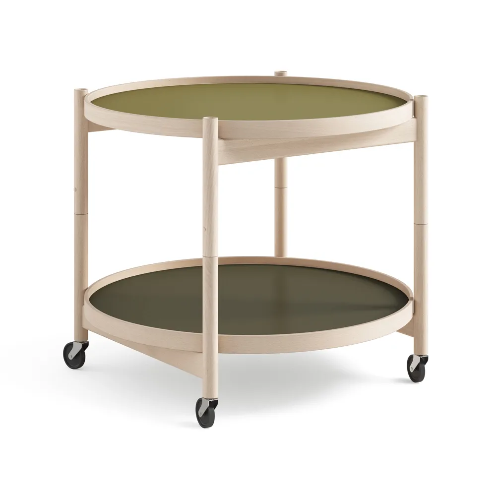 Bølling Tray Table model 60, Leaf, untreated beech stand Brdr. Krüger