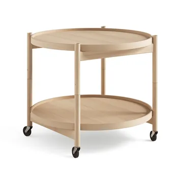 Bølling Tray Table model 60 - Oiled beech, oiled beech stand - Brdr. Krüger