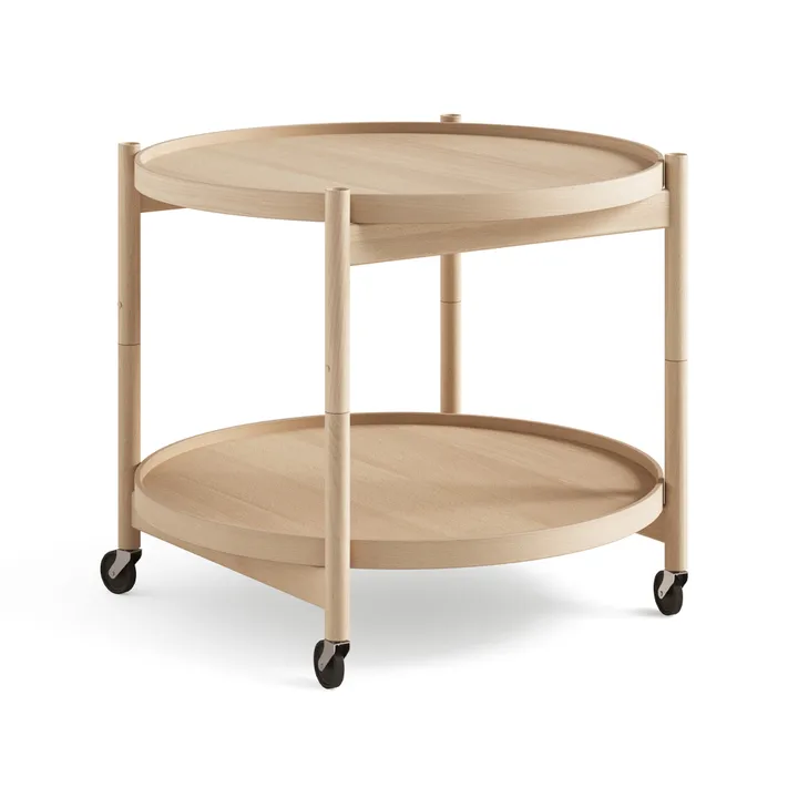 Bølling Tray Table model 60 - Oiled beech, oiled beech stand - Brdr. Krüger
