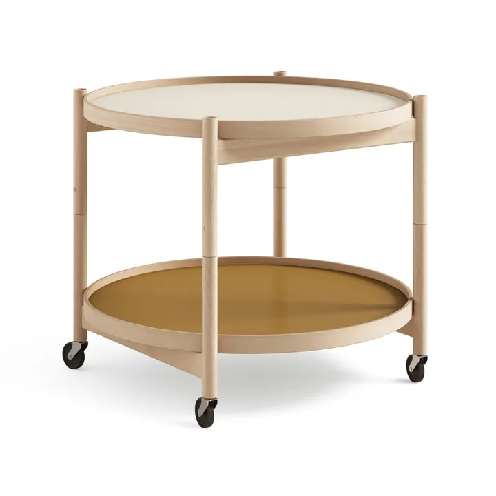Bølling Tray Table model 60 - Sunny, oiled beech stand - Brdr. Krüger