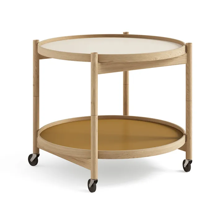Bølling Tray Table model 60 - Sunny, oiled oak stand - Brdr. Krüger
