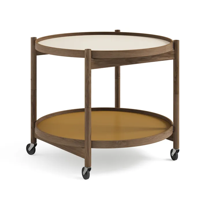 Bølling Tray Table model 60 - Sunny, smoke oiled oak stand - Brdr. Krüger