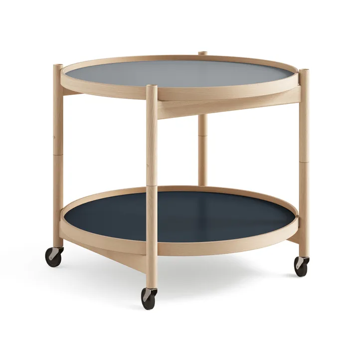 Bølling Tray Table model 60 - Water, oiled beech stand - Brdr. Krüger