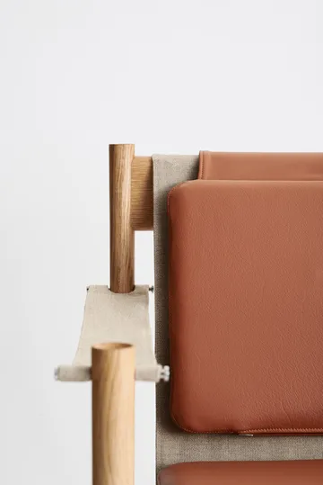 HB lounge chair - Oiled oak-leather brandy - Brdr. Krüger