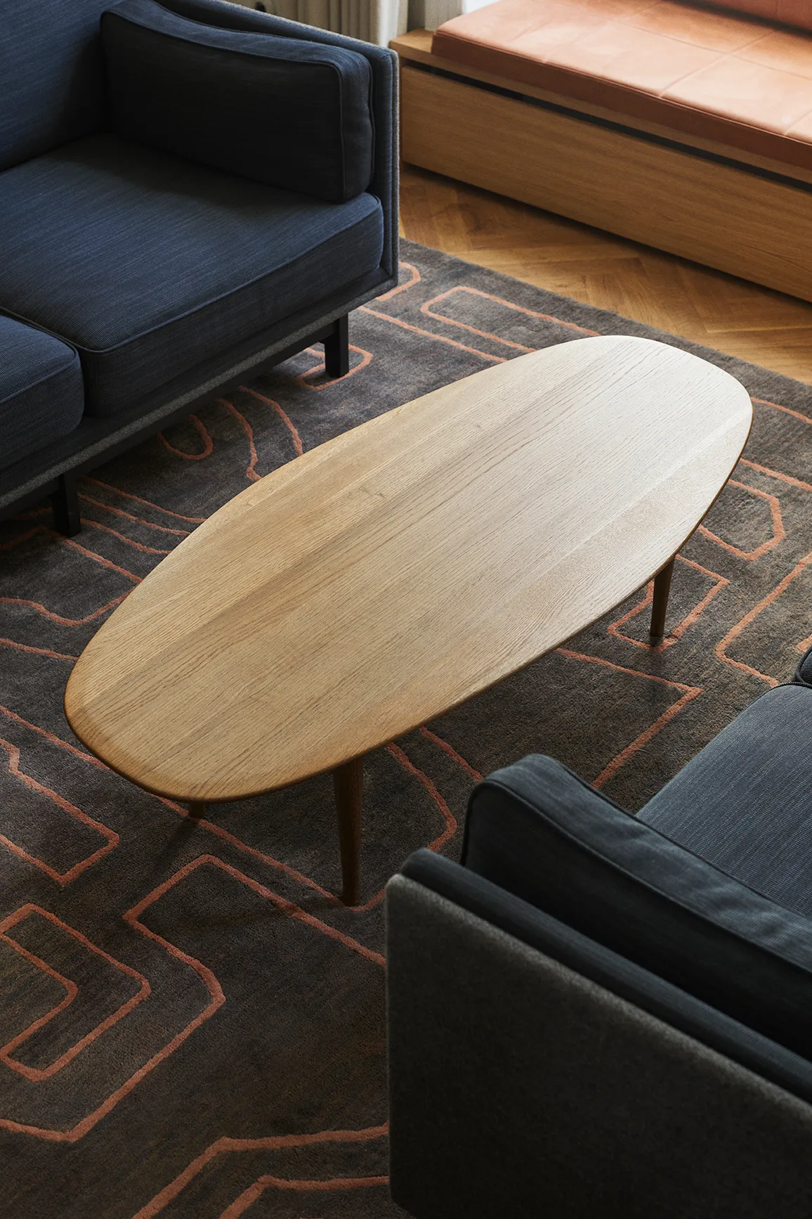 Jari coffee table 58x130 cm, Oiled oak Brdr. Krüger