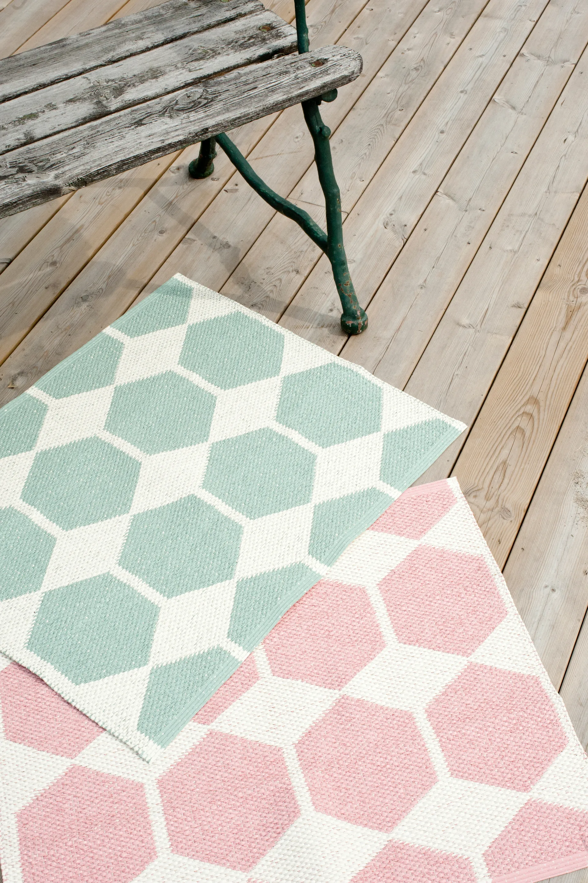 Anna rug aqua large, 150x200 cm Brita Sweden