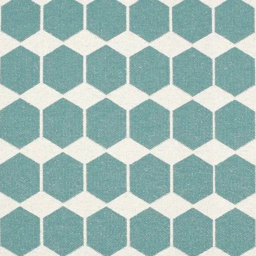 Anna rug aqua large, 150x200 cm Brita Sweden