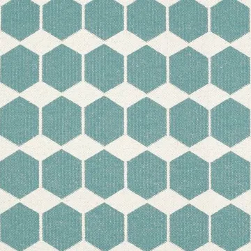 Anna rug aqua large - 150x200 cm - Brita Sweden