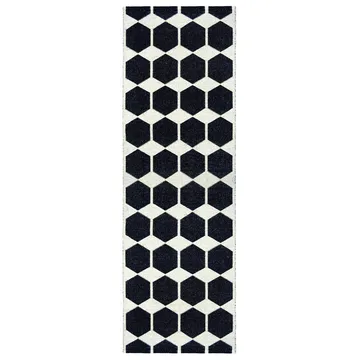 Anna rug black - 70x140 cm - Brita Sweden