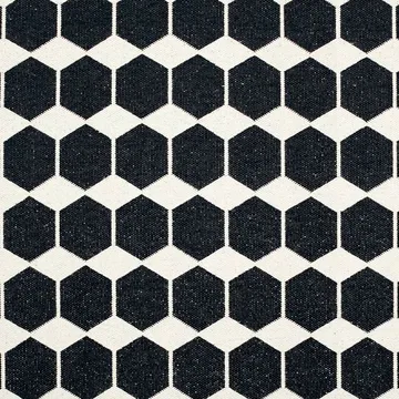 Anna rug black large - 150x200 cm - Brita Sweden