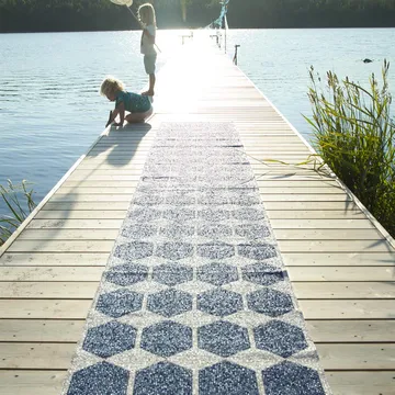 Anna rug midnight blue - 70x200 cm - Brita Sweden