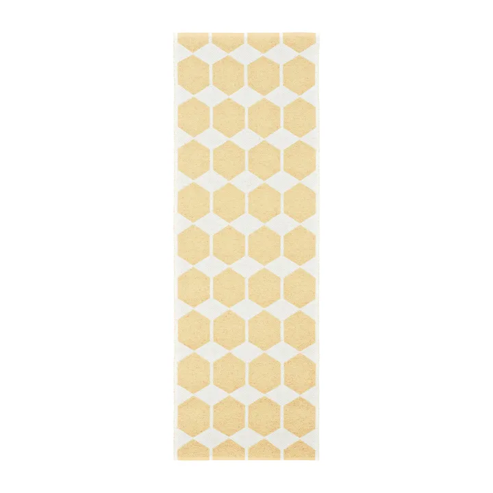 Anna rug yellow pastel - 70x140 cm - Brita Sweden
