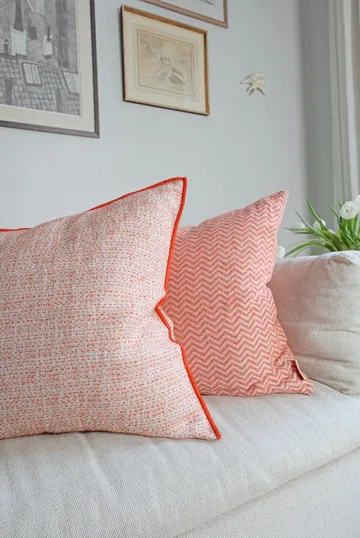Field cushion cover - Red, 50x50 cm - Brita Sweden
