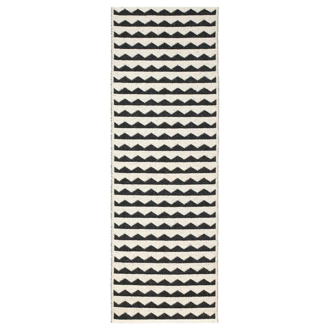 Gittan rug black, 70x200 cm Brita Sweden