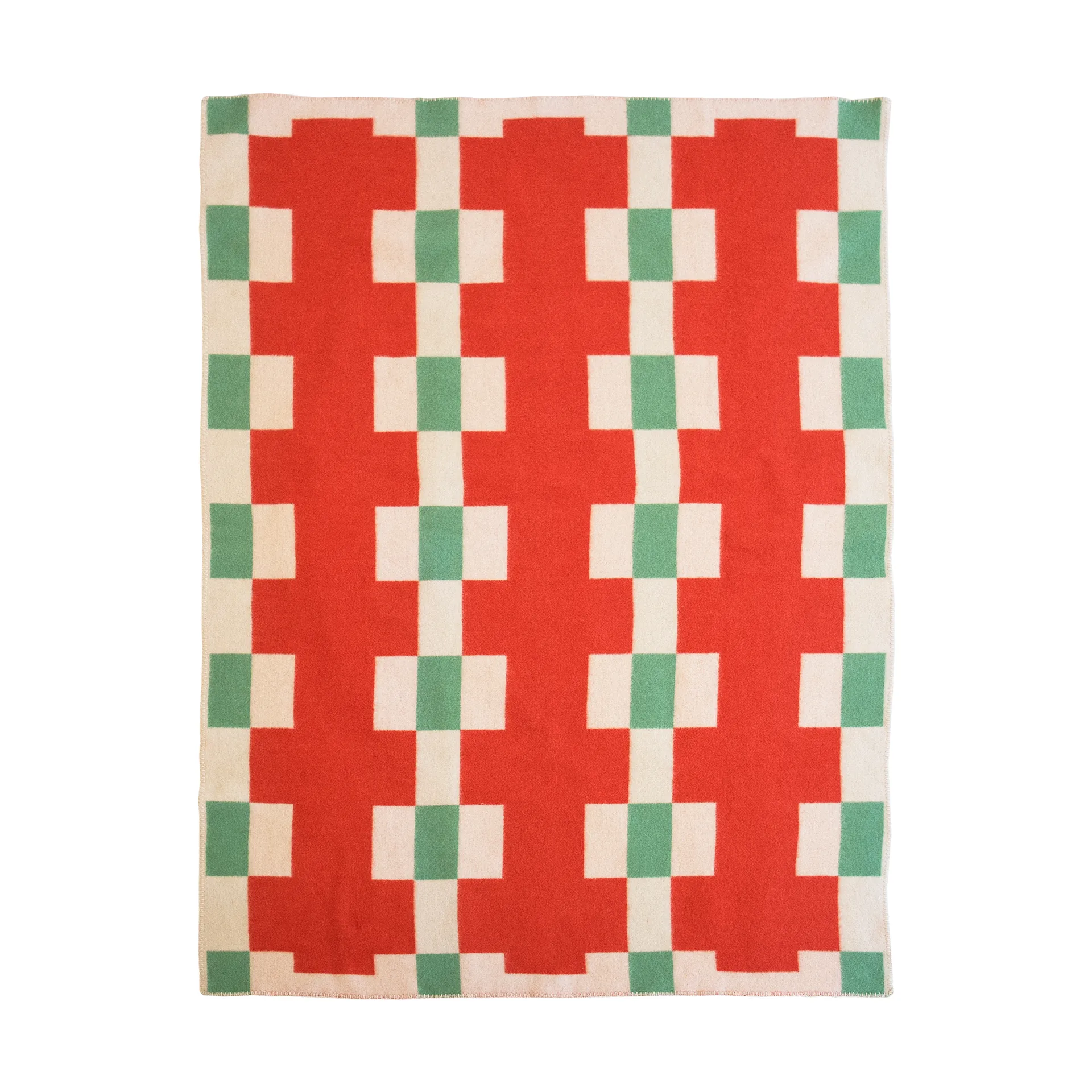 Marta blanket, Red, 180x130 cm Brita Sweden