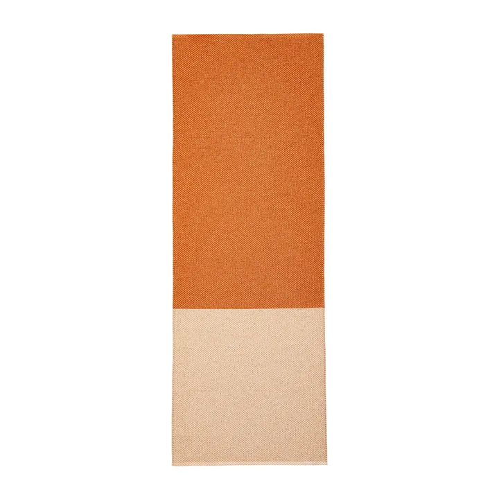 Moor rug cream (cream white-terracotta) - 70x300 cm - Brita Sweden