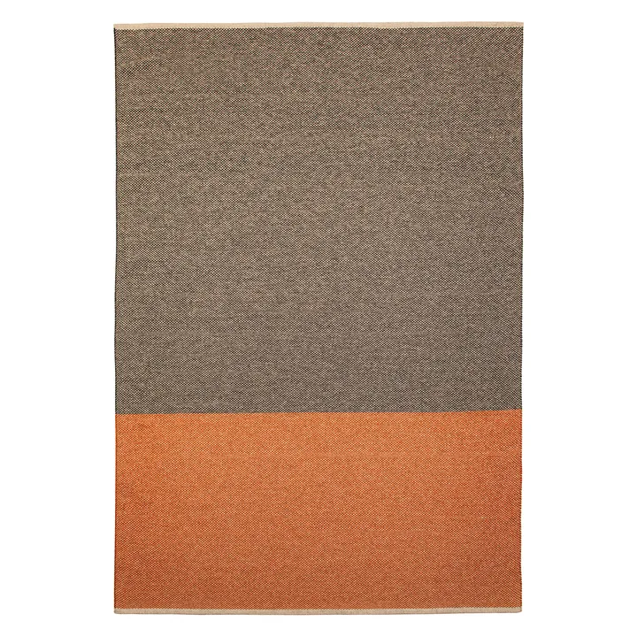 Moor rug mud (black-terracotta) - 170x300 cm - Brita Sweden