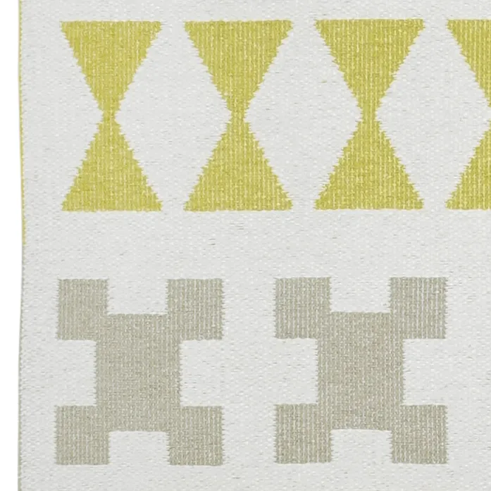 Paris rug, yellow-grey Brita Sweden