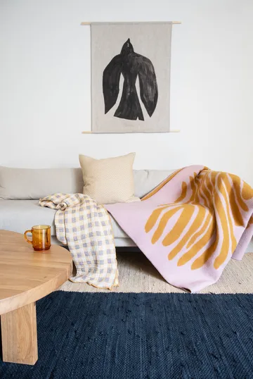 Pine blanket - Pink, 180x130 cm - Brita Sweden
