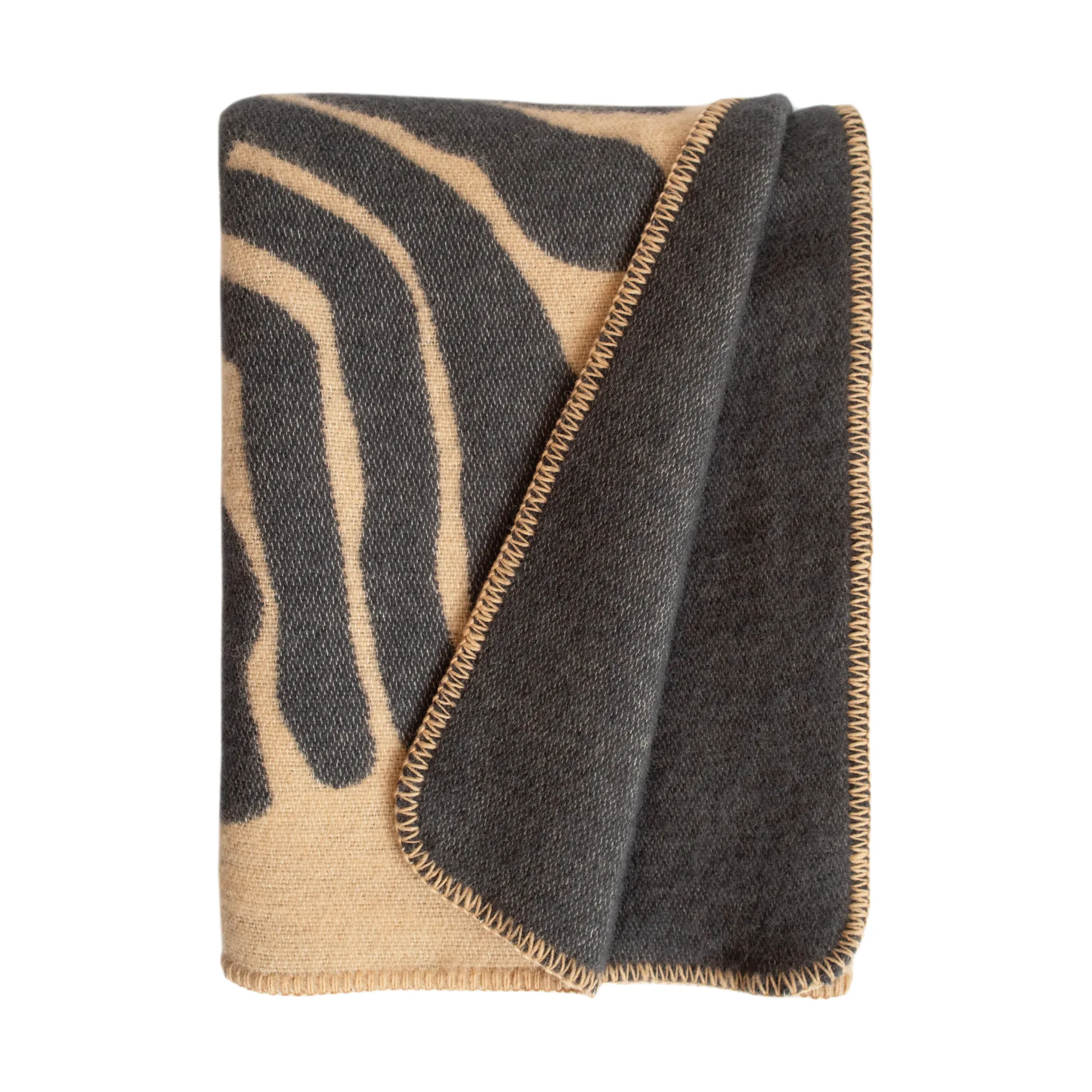 Pine blanket, Sand, 180x130 cm Brita Sweden