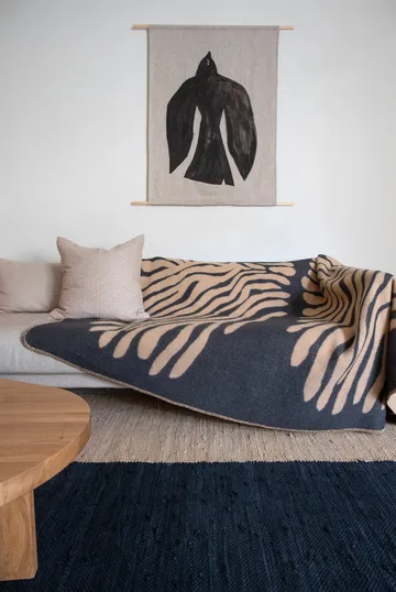 Pine blanket - Sand, 180x130 cm - Brita Sweden