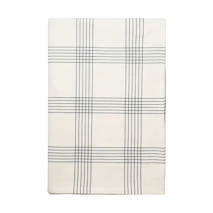 Alice tablecloth - 160x200 cm, Black-Natural - Broste Copenhagen