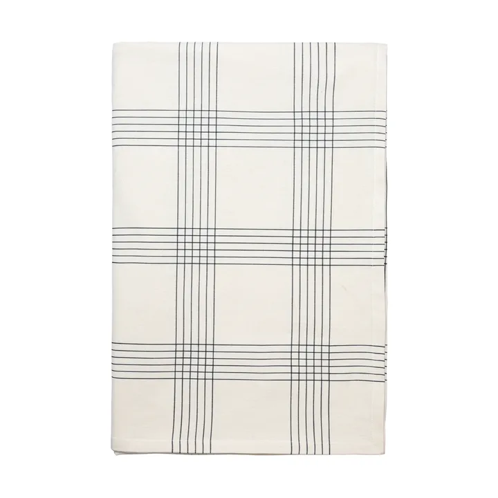 Alice tablecloth - 160x300 cm, Black-Natural - Broste Copenhagen