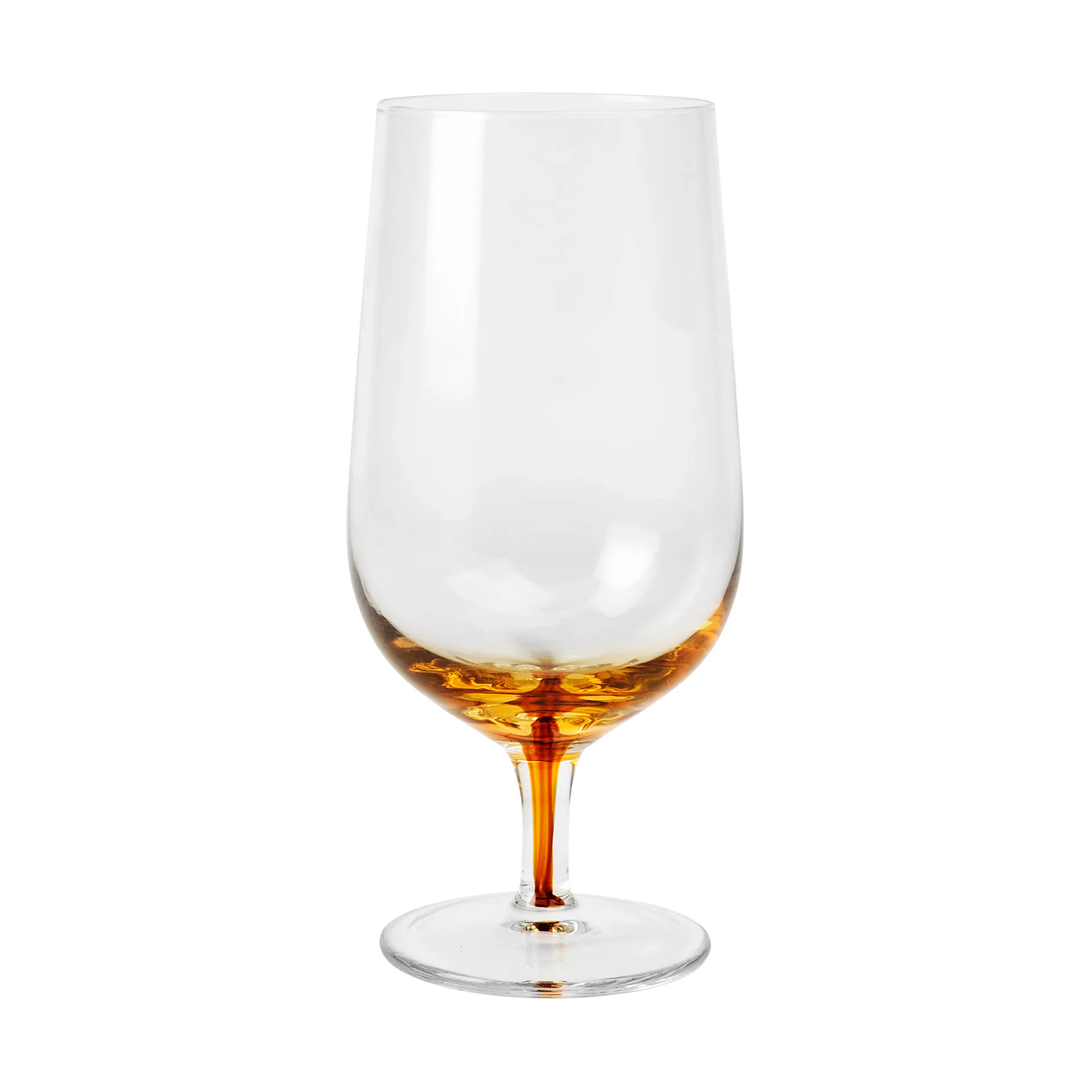 Amber beer glass 50 cl, Caramel Broste Copenhagen