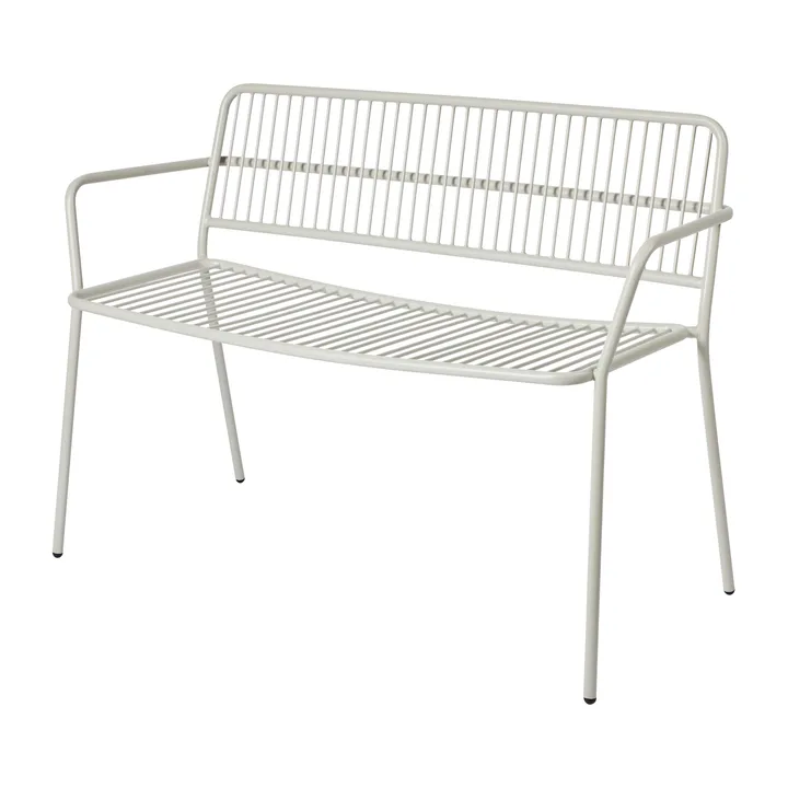 Eden bench with arm support - Beige grey - Broste Copenhagen