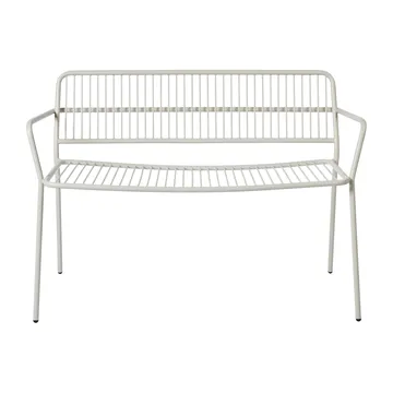 Eden bench with arm support - Beige grey - Broste Copenhagen