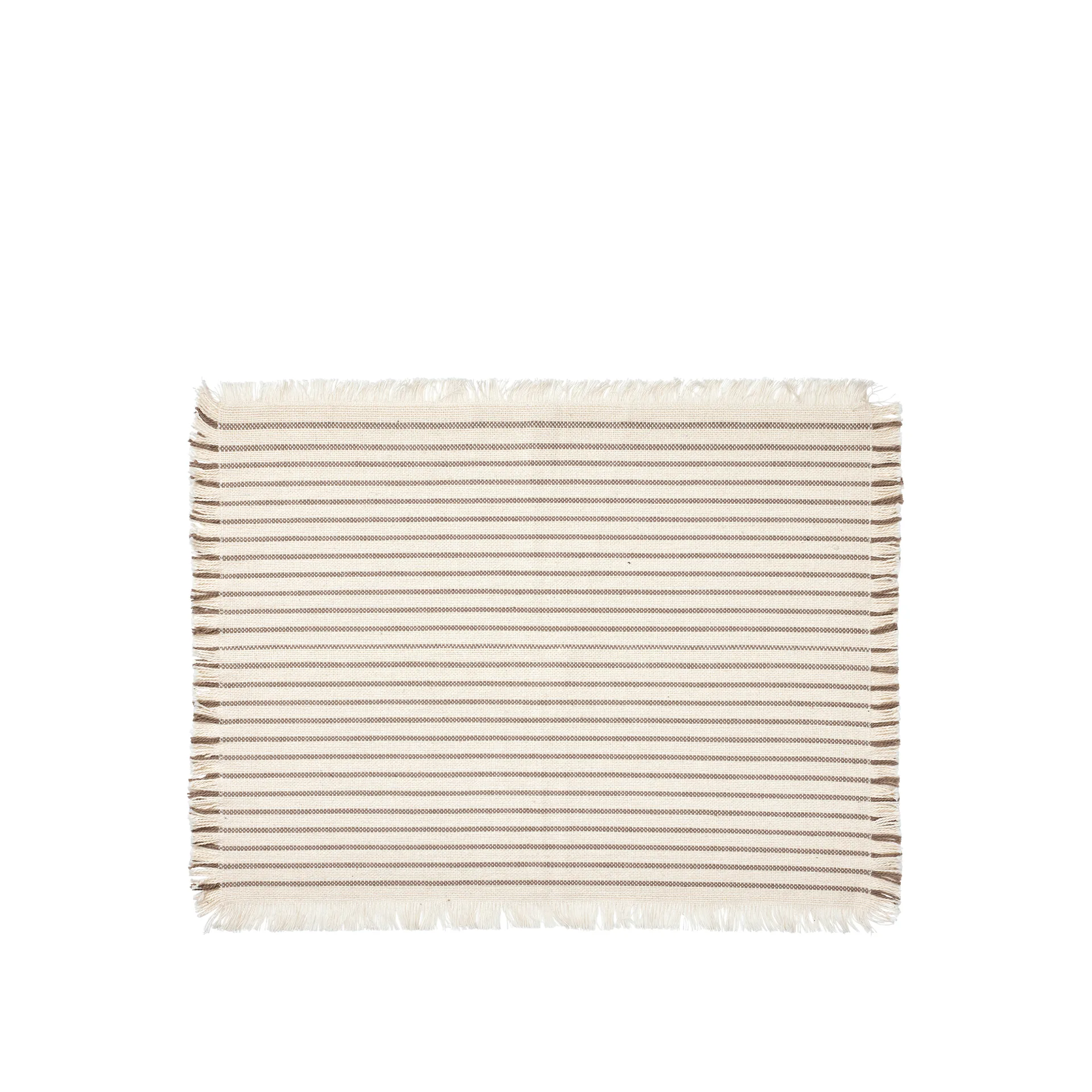 Elouise placemat 41.5x32 cm, Bone-white fungi grey Broste Copenhagen