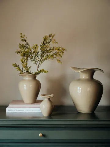 Florentina vase S 22.5 - Beige - Broste Copenhagen