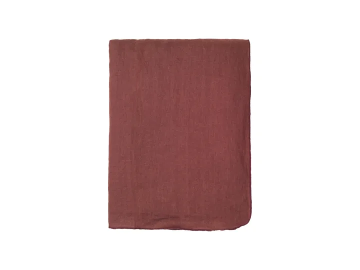 Gracie Eco tablecloth 160x300 cm - Red - Broste Copenhagen