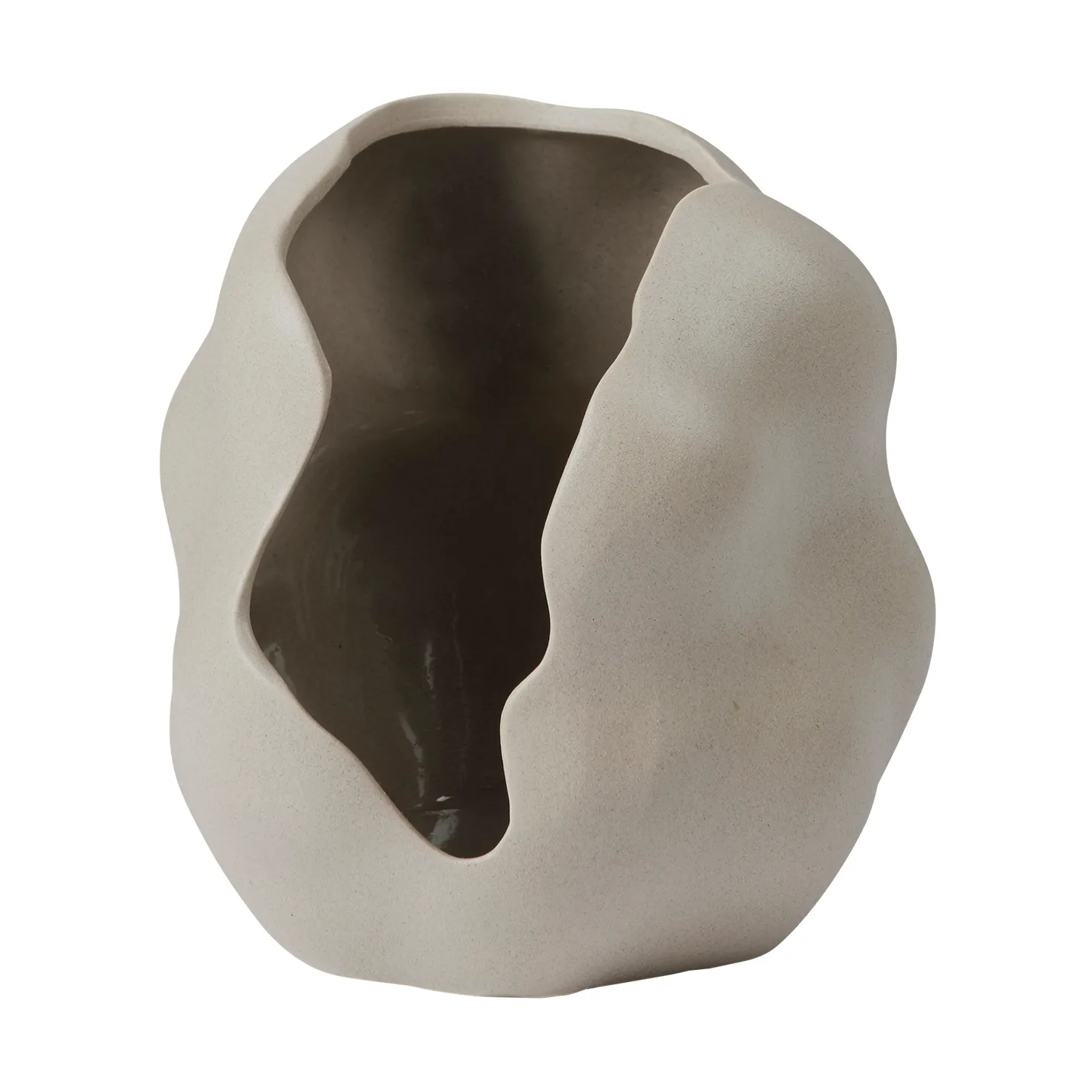 Hekla Hurricane candle lantern, Dove grey, Ø16 cm Broste Copenhagen