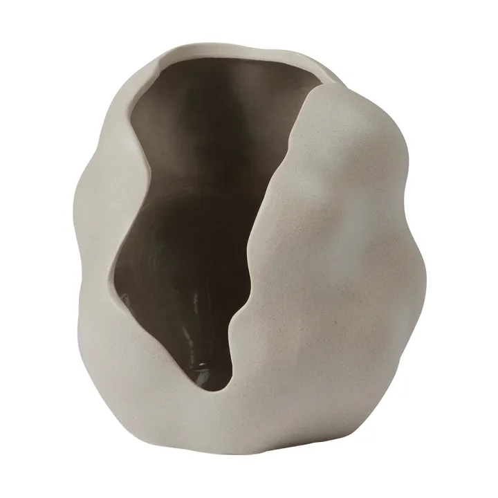 Hekla Hurricane candle lantern - Dove grey, Ø16 cm - Broste Copenhagen