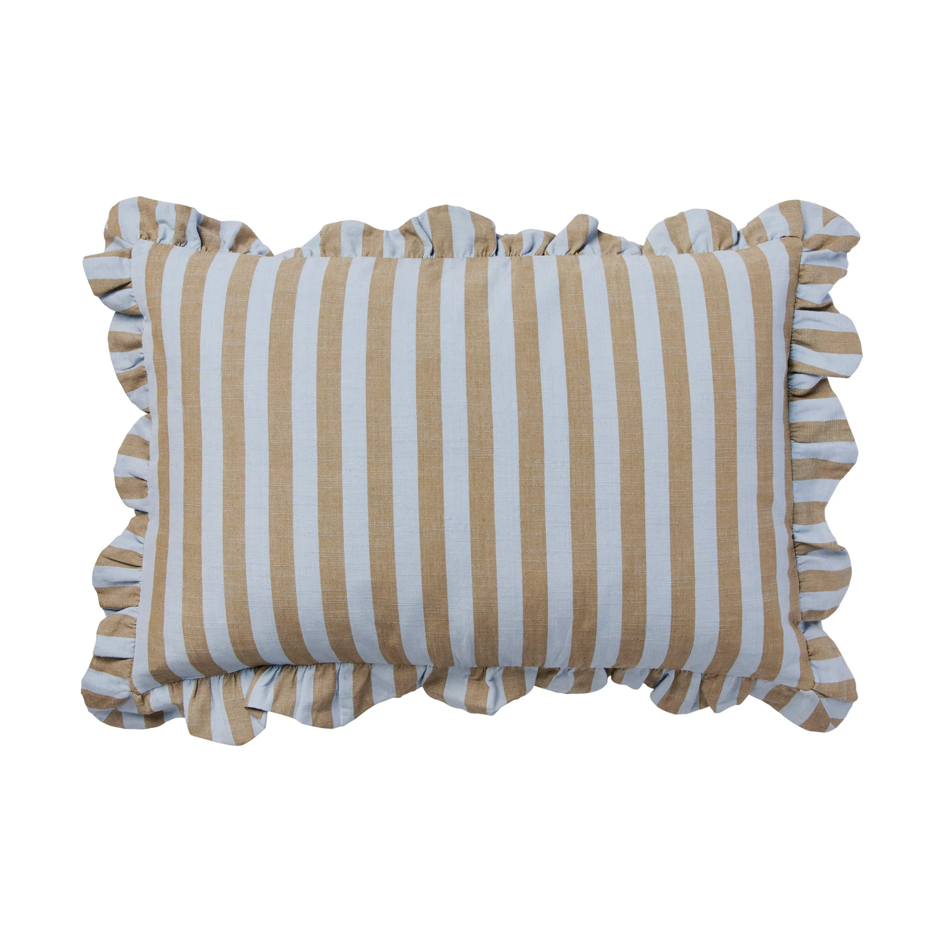 Ina cushion cover, Dusty blue-brown kelp, 40x60 cm Broste Copenhagen
