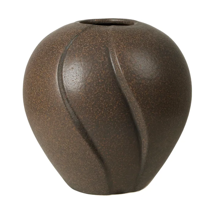 Leda vase Ø25x25 cm - Antique brown - Broste Copenhagen