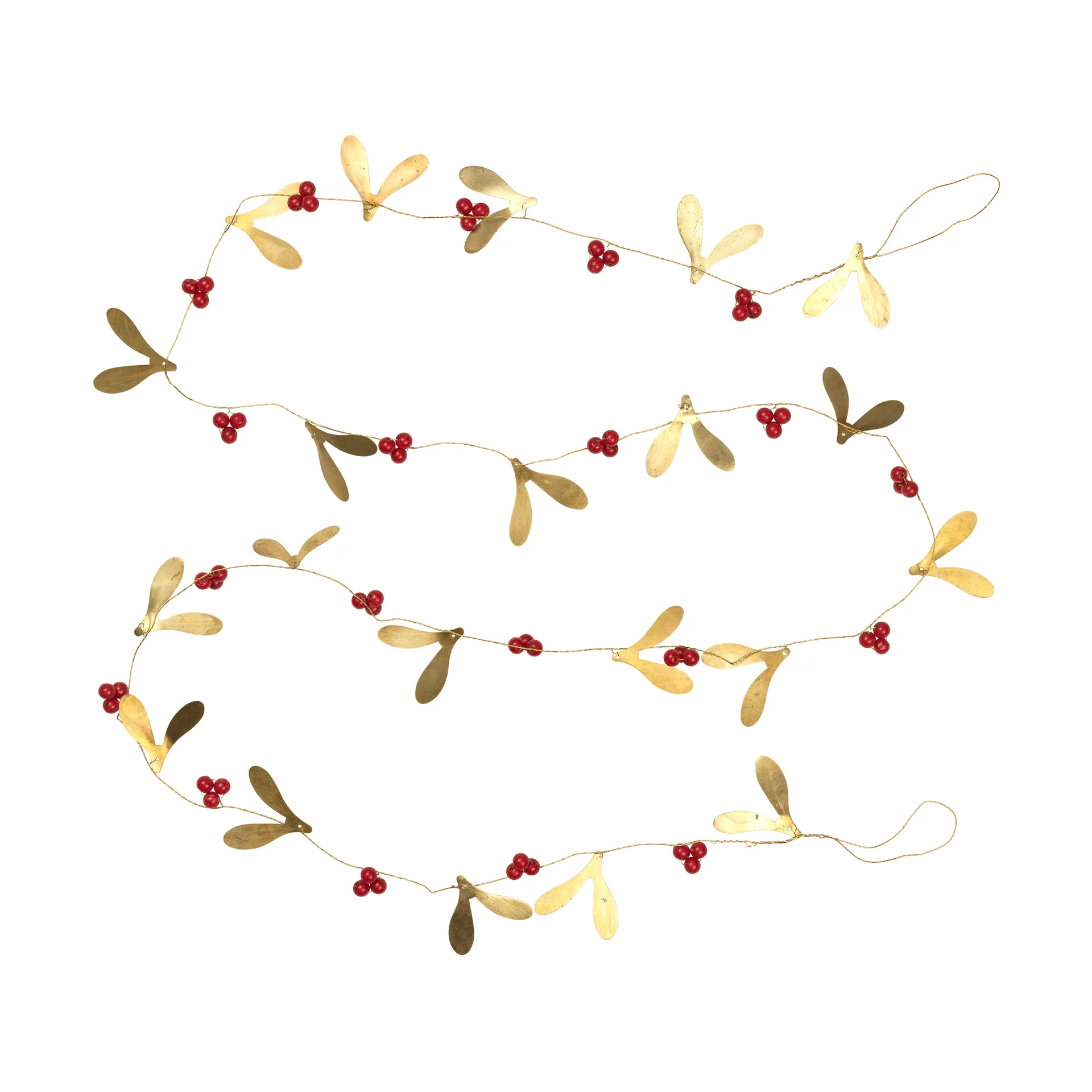 Mistletoe garland, Deep Red Broste Copenhagen