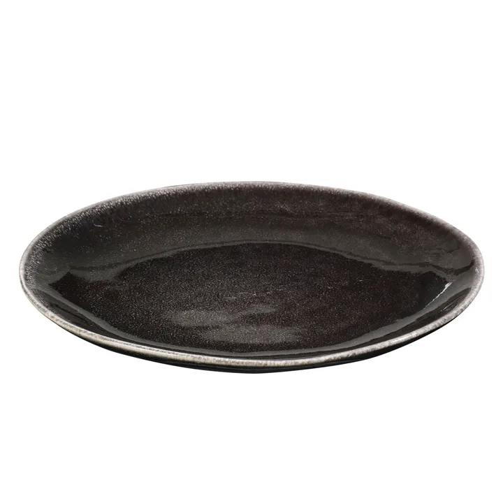Nordic Coal plate - Ø 20 cm - Broste Copenhagen