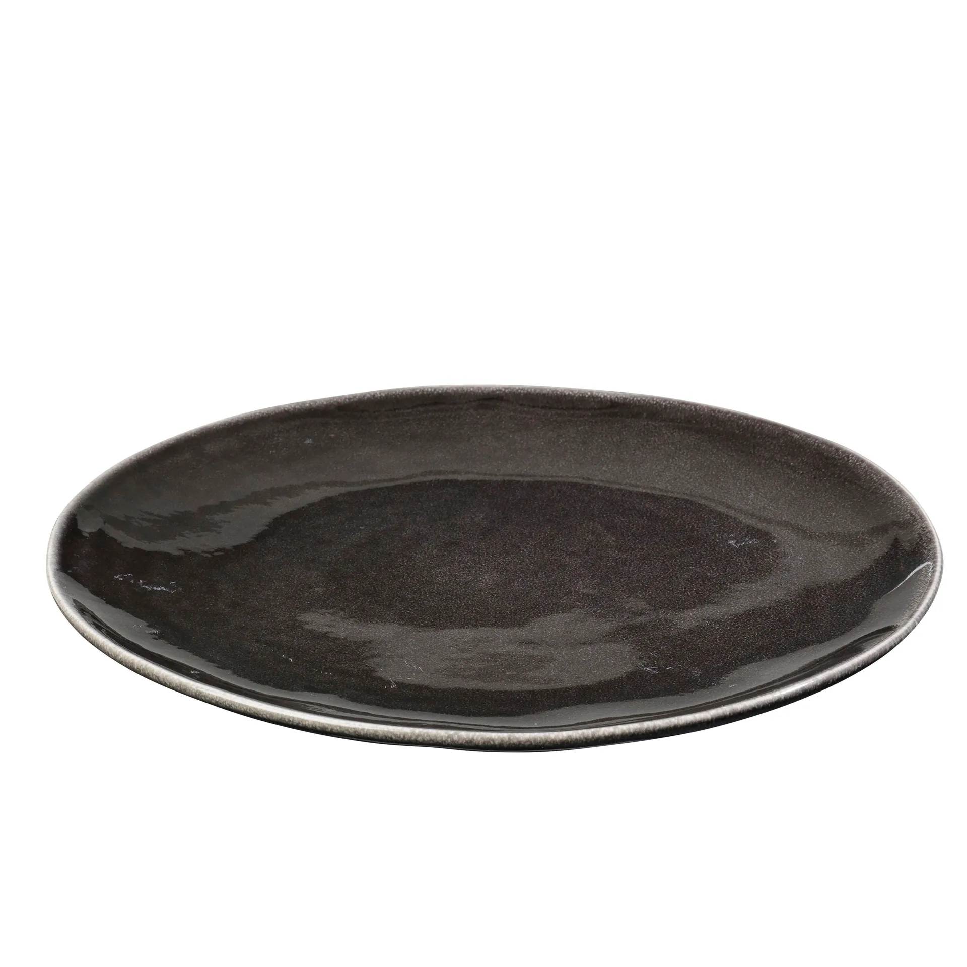 Nordic Coal plate, Ø 26 cm Broste Copenhagen