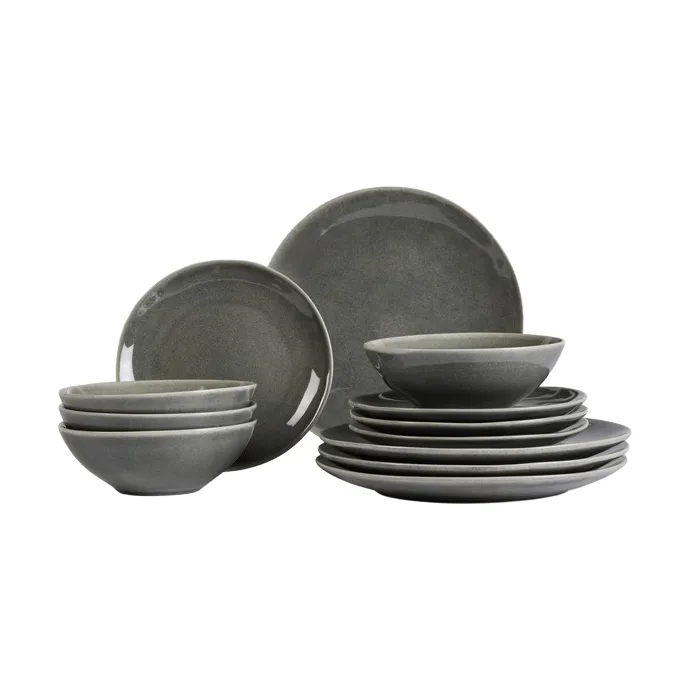 Nordic Rain dinner set - 12 pieces - Broste Copenhagen