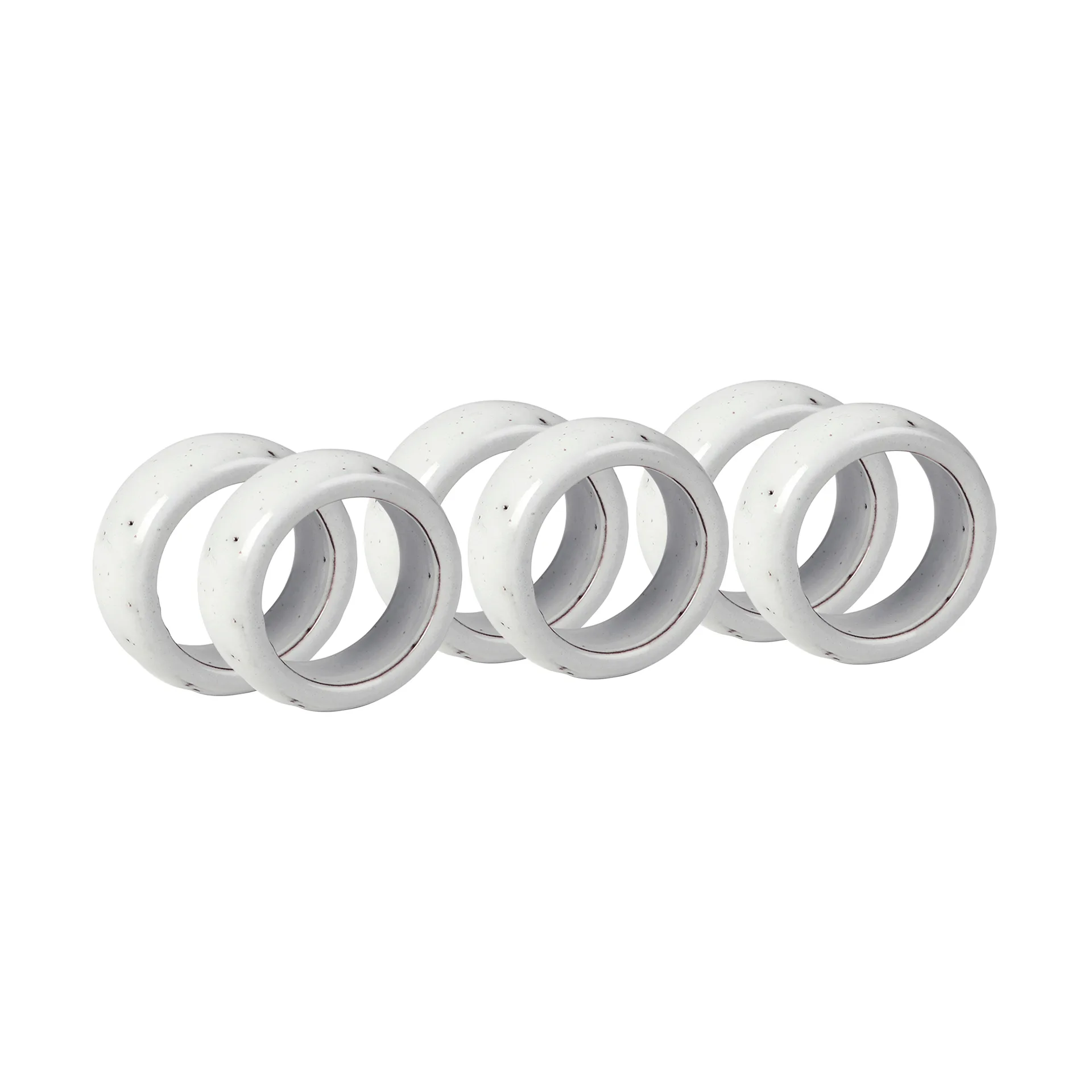 Nordic Sand napkin ring 6-pack, Sand Broste Copenhagen